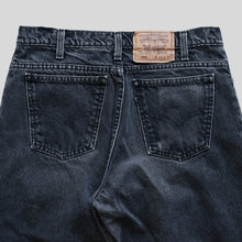 画像をギャラリービューアに読み込む, 1990&#39;s &quot;LEVI&#39;S&quot; 550 BLACK DENIM PANTS (SZ W33×L30 / GOOD COLOR)
