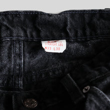 画像をギャラリービューアに読み込む, 1990's "LEVI'S" 505 BLACK JEANS (W33×L30 / GOOD CONDITION)

