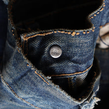 Load image into Gallery viewer, ～1970's "LEVIS" 606 INDIGO JEANS (SLIM TAPERED / SZ W36×L30 / RARE SIZE / BIG E)
