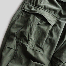Load image into Gallery viewer, 1960's "U.S.ARMY" JUNGKE FATIGUE TROUSER (SZ LARGE-SHORT / NON RIP / GOOD CONDITION)
