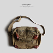画像をギャラリービューアに読み込む, WW2 "U.S.ARMY" CANVAS SHOULDER BAG WITH STENCIL
