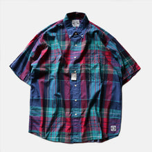 画像をギャラリービューアに読み込む, 1980&#39;s &quot;GANT&quot; INDIA MADRAS COTTON S/S SHIRT (LARGE)
