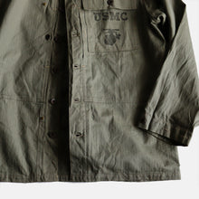 画像をギャラリービューアに読み込む, 1940&#39;s &quot;U.S.M.C&quot; P-44 H.B.T JACKET (SZ 38 / 1 WASH MINT CONDITION)
