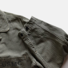 画像をギャラリービューアに読み込む, 1940&#39;s &quot;U.S.M.C&quot; P-41 H.B.T JACKET (GOOD CONDITION / RARE SZ 44)
