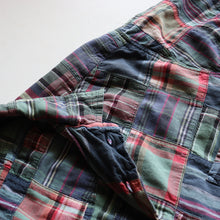 画像をギャラリービューアに読み込む, "RALPH LAUREN" INDIA MADRAS PATCH WORK SHIRT (SZ LARGE / GOOD CONDITION)
