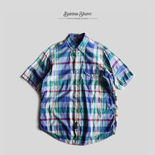 Load image into Gallery viewer, 1960's～ "GANT" MADRAS COTTON S/S SHIRT (SZ MEDIUM / GOOD CONDITION)
