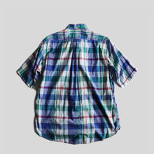Load image into Gallery viewer, 1960's～ "GANT" MADRAS COTTON S/S SHIRT (SZ MEDIUM / GOOD CONDITION)
