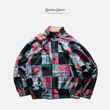 画像をギャラリービューアに読み込む, &quot;NAUTICA&quot; PATCH WORK MADRAS REVERSIBLE COTTON JACKET (SZ XL / MINT CONDITION / 1990&#39;s)
