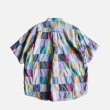 画像をギャラリービューアに読み込む, 1980&#39;s &quot;ORVIS&quot; PATCH WORK MADRAS COTTON S/S SHIRT (SZ LARGE / GOOD CONDITION)
