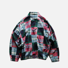 画像をギャラリービューアに読み込む, &quot;NAUTICA&quot; PATCH WORK MADRAS REVERSIBLE COTTON JACKET (SZ XL / MINT CONDITION / 1990&#39;s)
