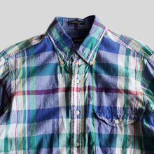Load image into Gallery viewer, 1960's～ "GANT" MADRAS COTTON S/S SHIRT (SZ MEDIUM / GOOD CONDITION)
