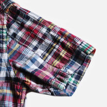 画像をギャラリービューアに読み込む, &quot;BROOKS BROTHERS&quot; INDIA MADRAS PATCH WORK SHIRT (SZ 14H / GOOD CONDITION)
