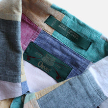 画像をギャラリービューアに読み込む, 1980&#39;s &quot;ORVIS&quot; PATCH WORK MADRAS COTTON S/S SHIRT (SZ LARGE / GOOD CONDITION)
