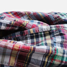 画像をギャラリービューアに読み込む, &quot;BROOKS BROTHERS&quot; INDIA MADRAS PATCH WORK SHIRT (SZ 14H / GOOD CONDITION)
