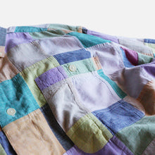 画像をギャラリービューアに読み込む, 1980&#39;s &quot;ORVIS&quot; PATCH WORK MADRAS COTTON S/S SHIRT (SZ LARGE / GOOD CONDITION)
