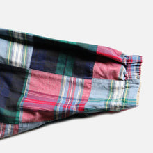 画像をギャラリービューアに読み込む, &quot;NAUTICA&quot; PATCH WORK MADRAS REVERSIBLE COTTON JACKET (SZ XL / MINT CONDITION / 1990&#39;s)
