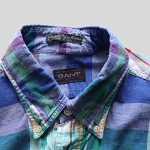 Load image into Gallery viewer, 1960's～ "GANT" MADRAS COTTON S/S SHIRT (SZ MEDIUM / GOOD CONDITION)
