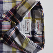 Load image into Gallery viewer, 1960&#39;s INDIA MADRAS COTTON S/S SHIRT (SZ SMALL / DEADSTOCK)
