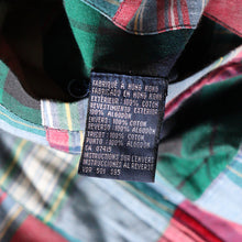 画像をギャラリービューアに読み込む, &quot;NAUTICA&quot; PATCH WORK MADRAS REVERSIBLE COTTON JACKET (SZ XL / MINT CONDITION / 1990&#39;s)
