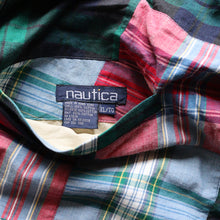 画像をギャラリービューアに読み込む, &quot;NAUTICA&quot; PATCH WORK MADRAS REVERSIBLE COTTON JACKET (SZ XL / MINT CONDITION / 1990&#39;s)
