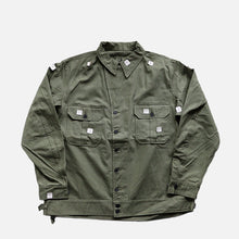 画像をギャラリービューアに読み込む, 1940&#39;s &quot;U.S.ARMY&quot; M-41 H.B.T JACKET WITH CUTTER TUG (SZ 44 REG / DEADSTOCK)
