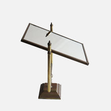 画像をギャラリービューアに読み込む, ANTIQUE STAND MIRROR (BRASS / HEAVY WEIGHT)
