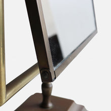 画像をギャラリービューアに読み込む, ANTIQUE STAND MIRROR (BRASS / HEAVY WEIGHT)
