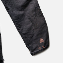Load image into Gallery viewer, VINTAGE &quot;ADLPH LAFONT&quot; BLACK MOLESKIN TROUSER (SZ W30×L29 / BEAUTIFUL FADE)
