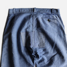 Load image into Gallery viewer, 1950&#39;s FRENCH WORK PATCHWORK MOLESKIN TROUSER (SZ W34×L30 / GOOD REPAIR)
