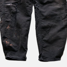 Load image into Gallery viewer, VINTAGE &quot;ADLPH LAFONT&quot; BLACK MOLESKIN TROUSER (SZ W30×L29 / BEAUTIFUL FADE)
