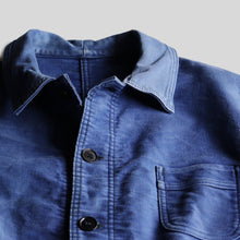 画像をギャラリービューアに読み込む, 1950's "MONT ST MICHEL" FRENCH MOLESKIN JACKET (SZ 50 / GOOD AGING)
