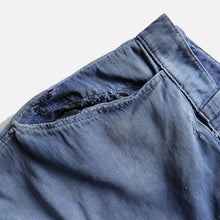 Load image into Gallery viewer, 1950&#39;s FRENCH WORK PATCHWORK MOLESKIN TROUSER (SZ W34×L30 / GOOD REPAIR)
