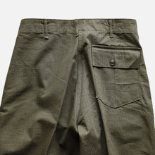 Load image into Gallery viewer, WWⅡ &quot;U.S.ARMY&quot; M-43 H.B.T TROUSER (MODOFIED POCKET STYLE / SZ W36×L33 / MINT CONDITION)
