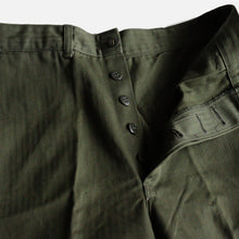 画像をギャラリービューアに読み込む, 1950&#39;s &quot;U.S.M.C&quot; H.B.T UTILITY TROUSER (W34×L29 / DEADSTOCK)
