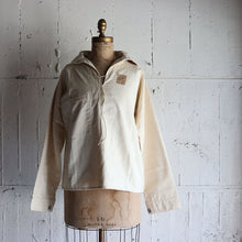 画像をギャラリービューアに読み込む, 1930&#39;s GERMAN NAVY SMOCK (SZ LARGE / COTTON LINEN / DEADSTOCK)
