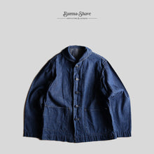 画像をギャラリービューアに読み込む, 1940's "U.S.N" DENIM SHAWL JACKET (SZ AROUND 40 / MINT CONDITION)

