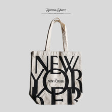 画像をギャラリービューアに読み込む, OLD "THE NEW YORKER" MAGAZINE TOTE BAG (DEADSTOCK)
