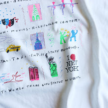 Load image into Gallery viewer, 1990&#39;s &quot;FRUIT OF THE LOOM&quot; MANHATTAN SOUVENIR T-SHIRT (SZ XL / GOOD PRINT)

