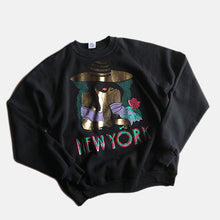 画像をギャラリービューアに読み込む, 1980&#39;s &quot;NEW YORK&quot; PRINTED SWEAT SHIRT (X-LARGE)
