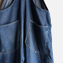 Load image into Gallery viewer, WW2 DENIM OVERALL (W35×L28 / 1940&#39;s)

