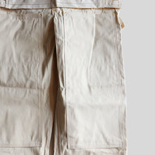 画像をギャラリービューアに読み込む, 1960's "CARTERS" OVERALL WITH APRON (SZ W38 / ECRU / DEADSTOCK)
