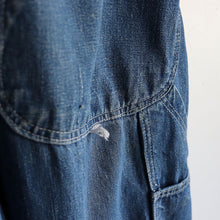 Load image into Gallery viewer, WW2 DENIM OVERALL (W35×L28 / 1940&#39;s)
