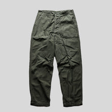 画像をギャラリービューアに読み込む, 1970's "U.S.ARMY" OG-107 SATEEN TROUSER (W33×L30 / USED CONDITION)
