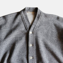 Load image into Gallery viewer, &quot;OLDE HOMESTERDER&quot; EXTRA COTTON FLEECE CARDIGAN (TOP CHARCOAL)
