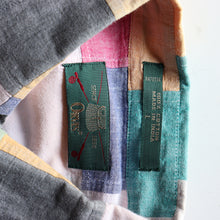 Load image into Gallery viewer, 1980's "ORVIS" PATCH WORK MADRAS COTTON S/S SHIRT (SZ LARGE / GOOD CONDITION)
