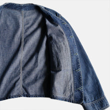 Load image into Gallery viewer, 1950&#39;s &quot;OSHKOSH&quot; INDIGO DENIM ENGINEER JACKET (SZ LARGE / GOOD INDIGO)
