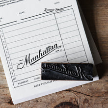 画像をギャラリービューアに読み込む, ANTIQUE "MANHATTAN" PRINTER BLOCK
