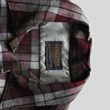 Load image into Gallery viewer, ～1960's "SIR PENDLETON" WOOL PLAID SHIRT (SZ LARGE / GOOD CONDITION)

