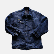 Load image into Gallery viewer, 1990&#39;s &quot;PRSN BLU&quot; PRISON DENIM COVERALL (SZ LARGE / DEADSTOCK)
