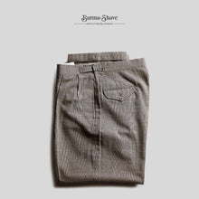 画像をギャラリービューアに読み込む, 1990's "RALPH LAUREN" GLEN CHECK COTTON SLACKS (SZ W32-34 × L28 / MADE IN USA / GOOD CONDITION)
